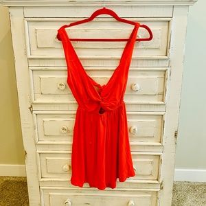 Red Short Romper @ ASOS